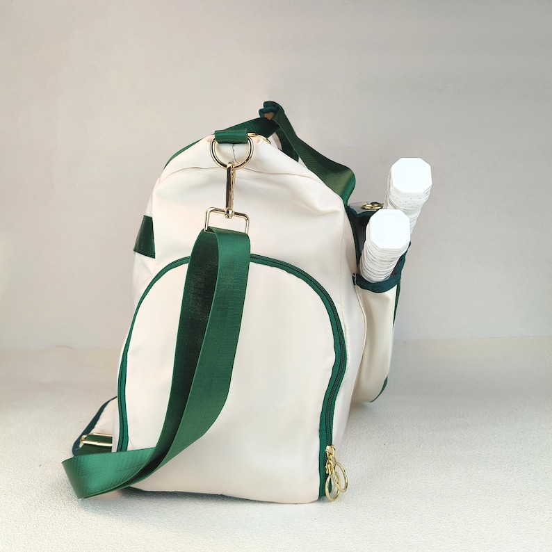 Personalized Pickleball Bag – Custom Embroidered Sports Tote with Racket Pocket, Unique Pickleball Gift for Players and Tournaments AD afbeelding 15