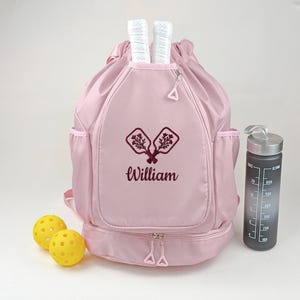 Personalized Pickleball Bag: Custom Embroidered Waterproof Sports Tote