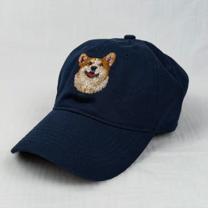 Custom Embroidered Pet Portrait Baseball Cap: Dog & Cat Lover Gift