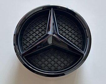 Emblema De Estrella En La Parrilla Delantera De Mercedes Benz Clase A En Negro Brillante, Nuevo - México