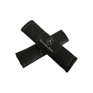 2 pezzi Mercedes Benz Car Leather Cinture di sicurezza Spalline – Copricuscini protettivi