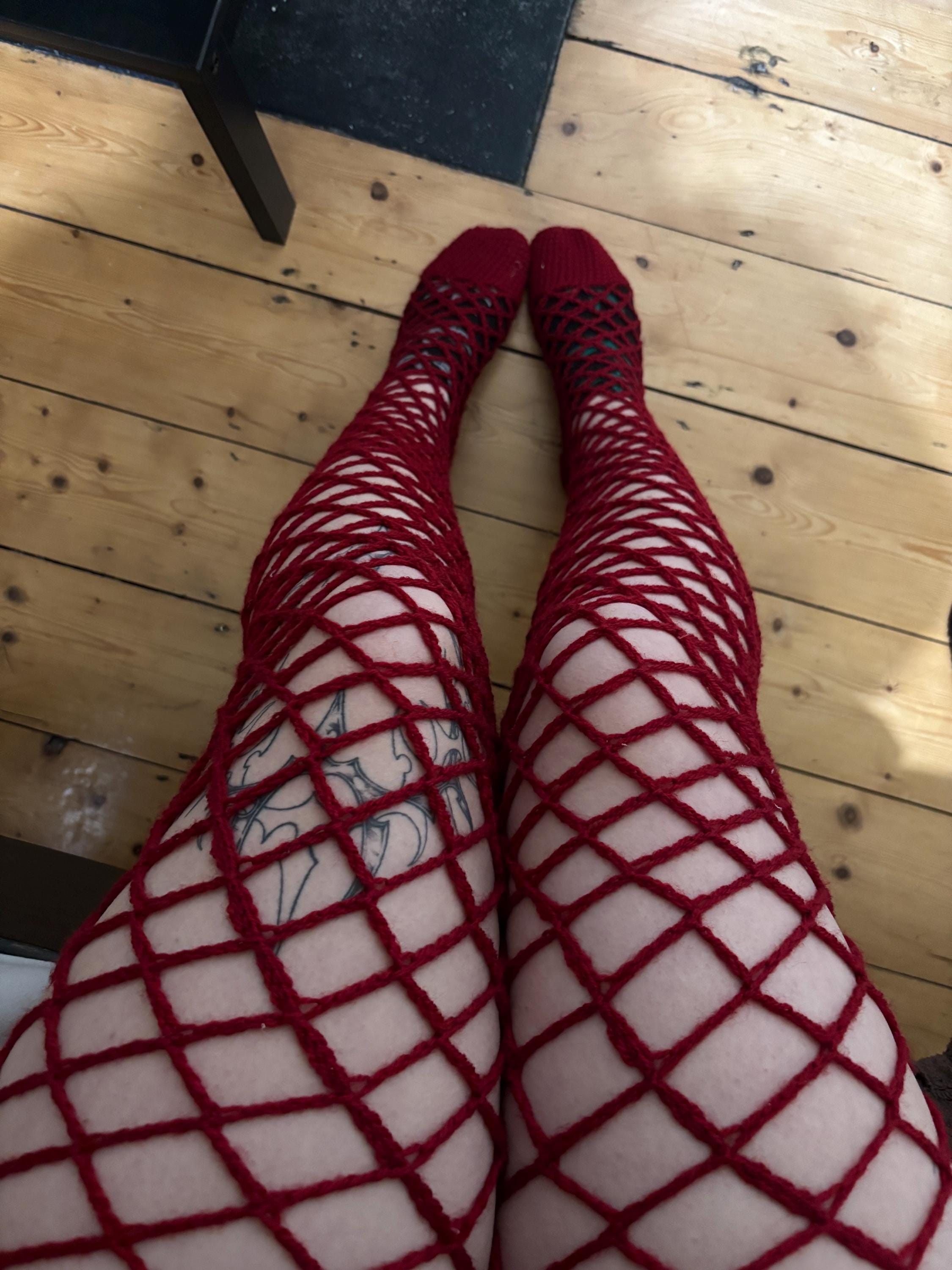 Fishnet Feet - Etsy