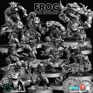 Slann/Kislev Fantasy Football Team SEASON #, Realm of Paths Miniatures