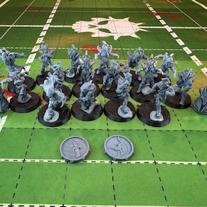 Dark Elf Fantasy Football, Season 3 Updated, Realms Of Path, Resin 3D Printed