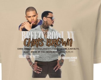Celebration of 20yr Breezy Bowl XX album Tshirt;breezy bowl T-shirts,Chris Brown Tshirt,20 year Anniversary Edition Tshirt breezy shirt