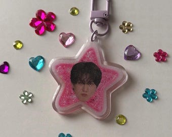stray kids cute changbin keychain