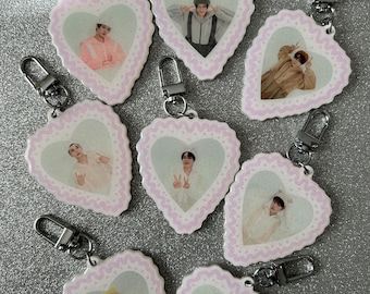 stray kids heart keychain v2