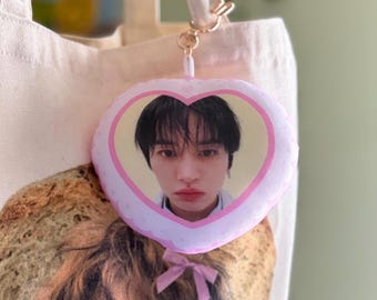 stray kids lee know plush bag charm