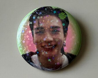 skz hyunjin round button pin