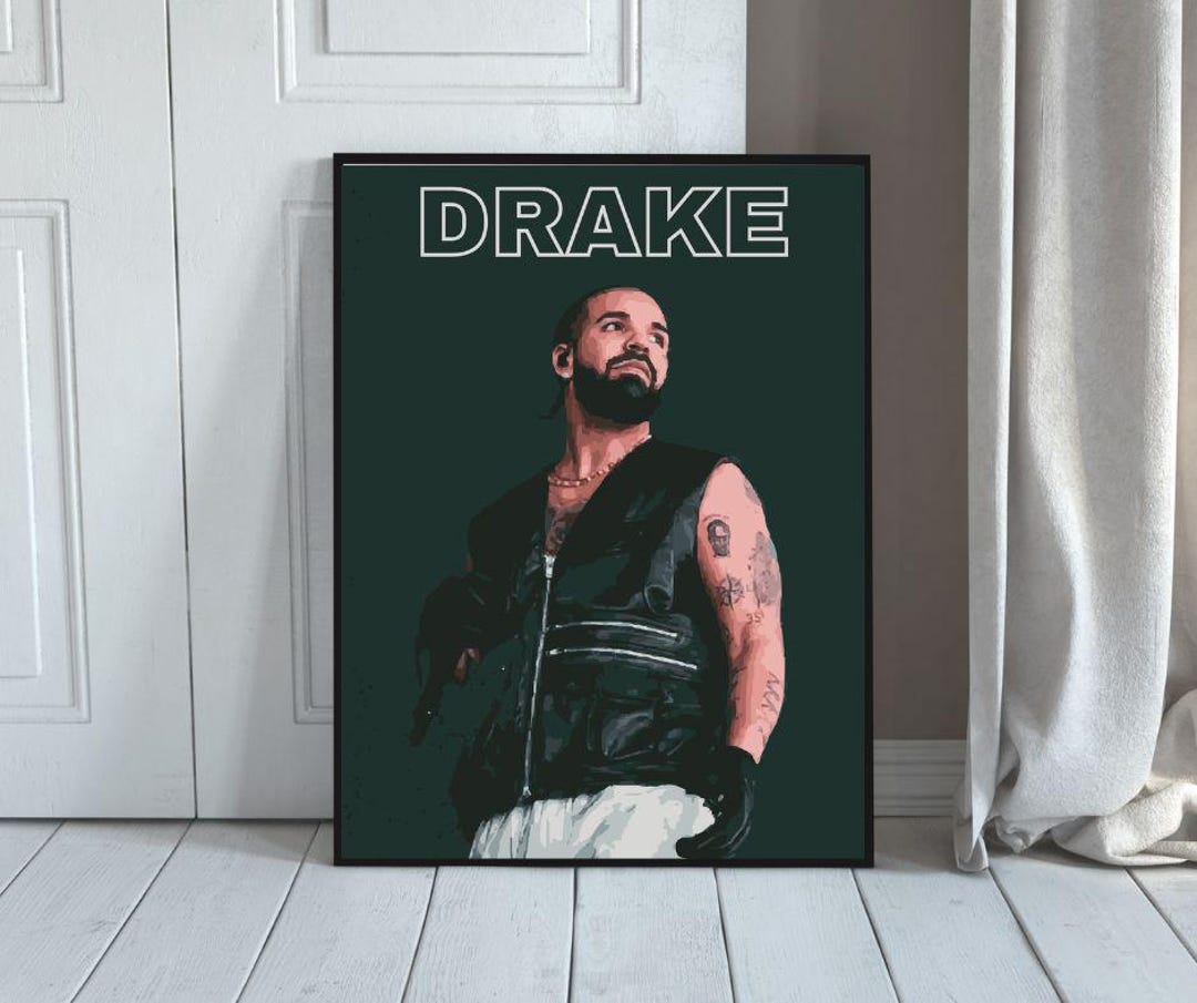 Drake Decpr Drake Poster Wall Art Print, Drake Merch, Drake Gifts, Hip Hop Poster ...