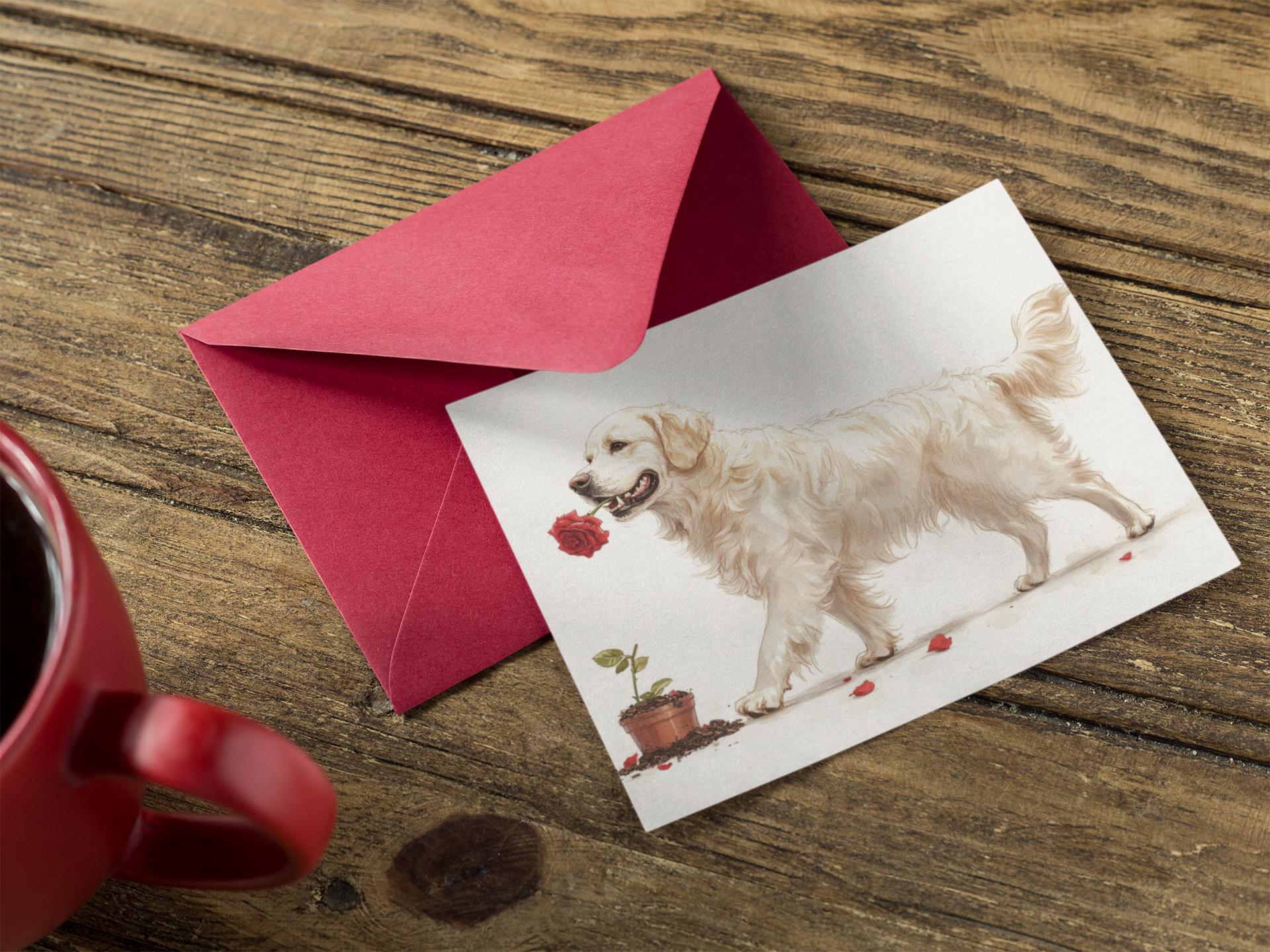 Biglietto di San Valentino per Labrador: stampabile per amanti dei cani (download digitale) - Italia