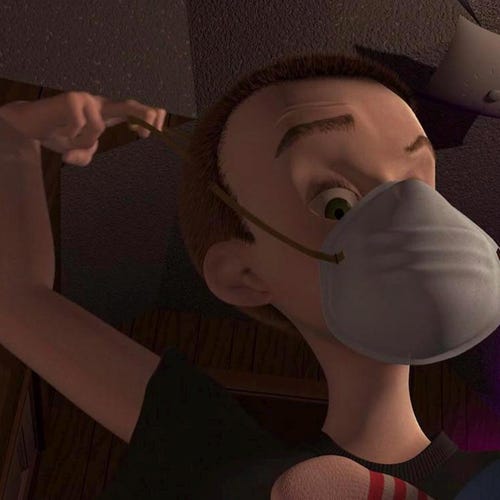 1:1 Scale Replica of Ghost Burger From Toy Story Toons Small Fry