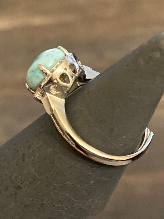 Larimar Solitaire Ring - image 3