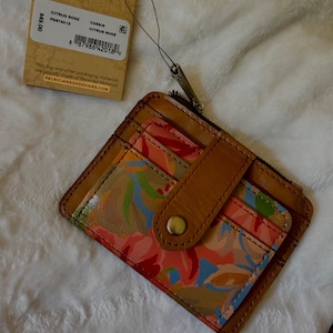Patricia Nash Genuine Leather Card Wallet