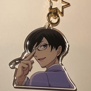 Kyoya Ouran highschool keychain