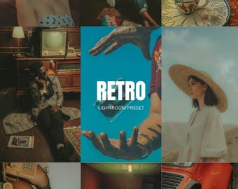 Preajuste retro de Lightroom para escritorio y dispositivos móviles