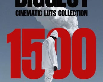 1500+ Kinetische LUTs Sammlung, Video Filter für Premiere Pro, Final Cut, DaVinci Relösung