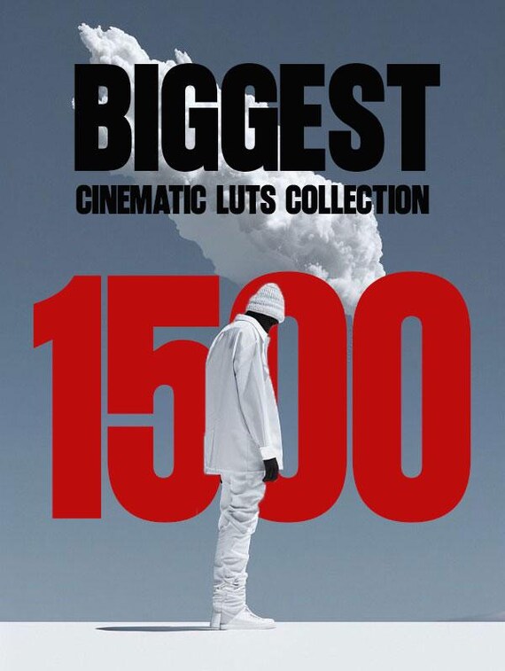 1500+ Cinematic LUTs Collection, Video Filters for Premiere Pro, Final Cut, DaVinci Resolve