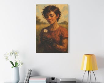 Artwork N. 1.5-Fiori e fango. Artistic Canvas Print: Nature-Inspired Wall Art, Floral Decor, Home Gallery, Inspirational Art