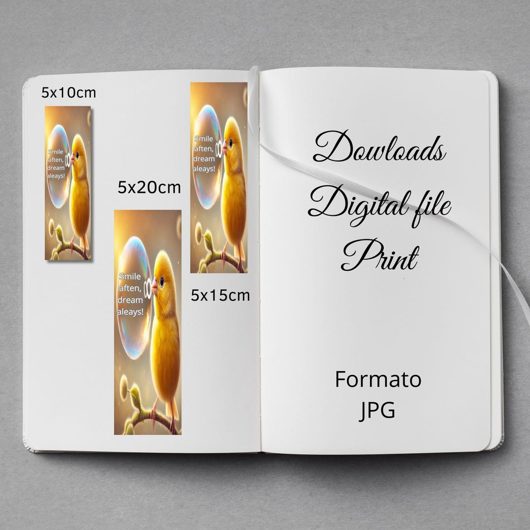 Printable Bookmark Set - Smile Often, Dream Always - Watercolor Bird, Inspirational Quote, Aesthetic Book Lover Gift - Etsy Japan
