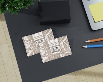 Personalized Business Cards | Customizable Networking Cards for Professionals, Elegant Design, 100 pcs, Perfect for Entrepreneurs, Branding