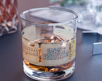 Beach Squad Rocks Glasses, 10oz | Unique Drinkware for Beach Lovers | Perfect for Parties, Gifts, Summer Celebrations, Home Bar Decor