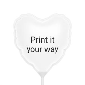 Customizable Heart & Round Balloons - Perfect for Parties, Events, and Celebrations!