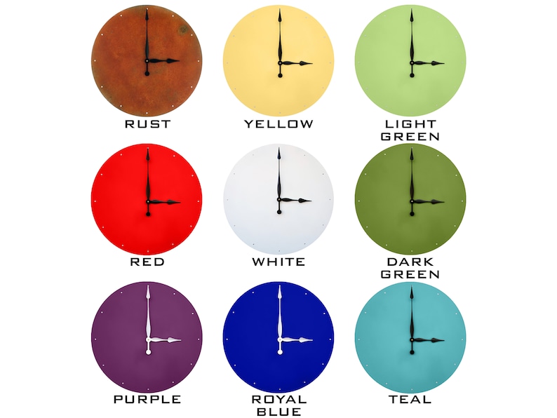 Extra Large Wall Clock Industrial / Oversize Huge Big Metal Etsy