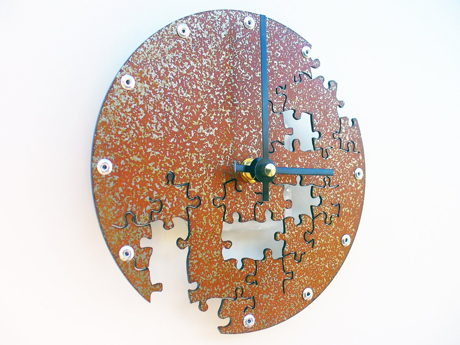 Puzzle V Small Wall Clock / Jigsaw Puzzle Piece / Custom - Etsy