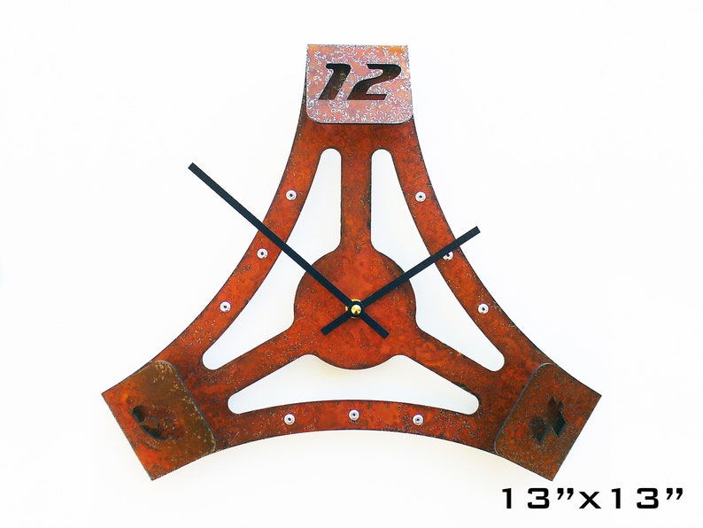 Outdoor Wall Clock / Southwestern Decor / Unique Metal Art Etsy