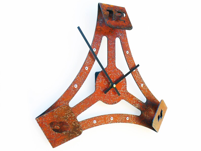 Outdoor Wall Clock / Southwestern Decor / Unique Metal Art Etsy