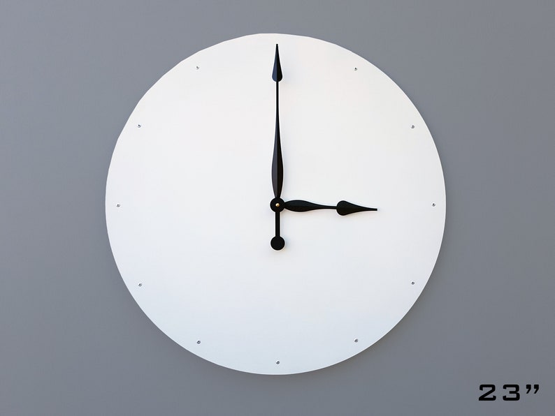 Extra Large Wall Clock Industrial / Oversize Huge Big Metal Etsy