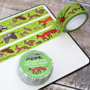 Animals of Farthing Wood Washi Tape