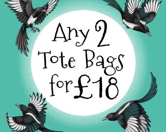 Choose any 2 Eco Tote Bags Offer