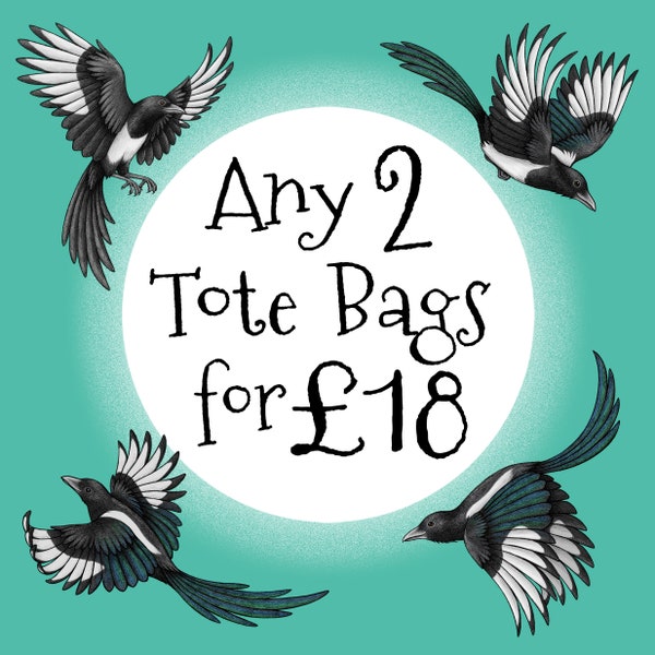 Choose any 2 Eco Tote Bags Offer