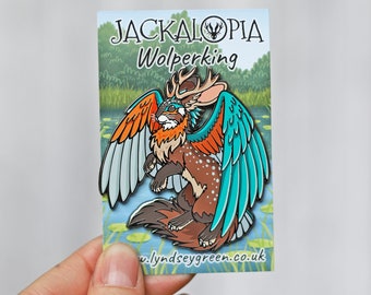 Wolperking Large Hard Enamel Pin