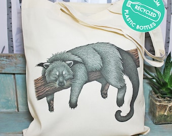 Binturong Eco Tote Bag  ~ Made from Recycled Plastic!