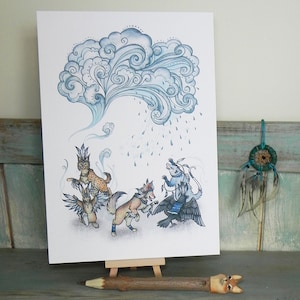 Raindance Illustration A4 Print