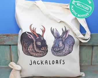 Jackaloafs Eco Tote Bag ~ Made from Recycled Plastic!