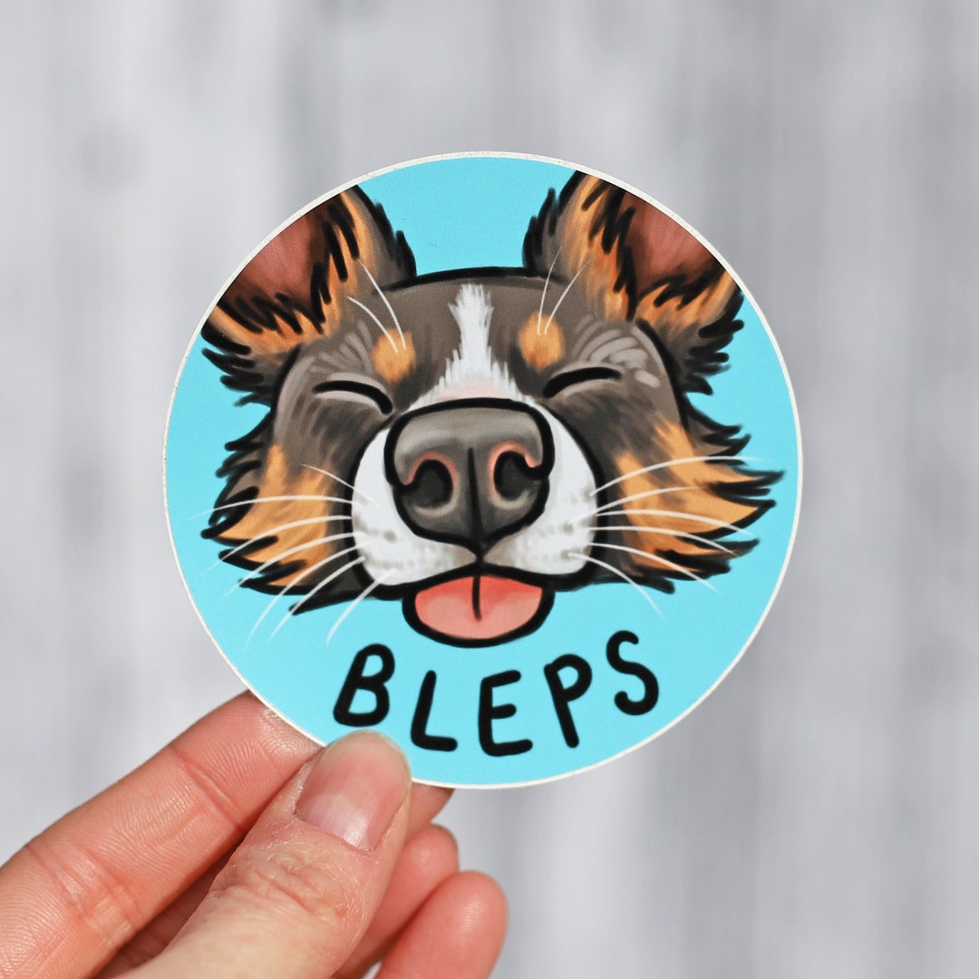 Bleps Vinyl Sticker - Etsy