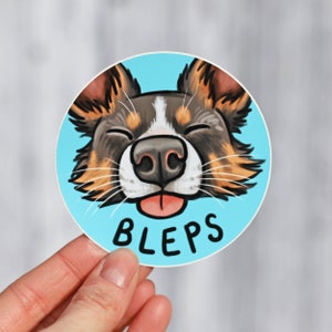 Bleps Vinyl Sticker