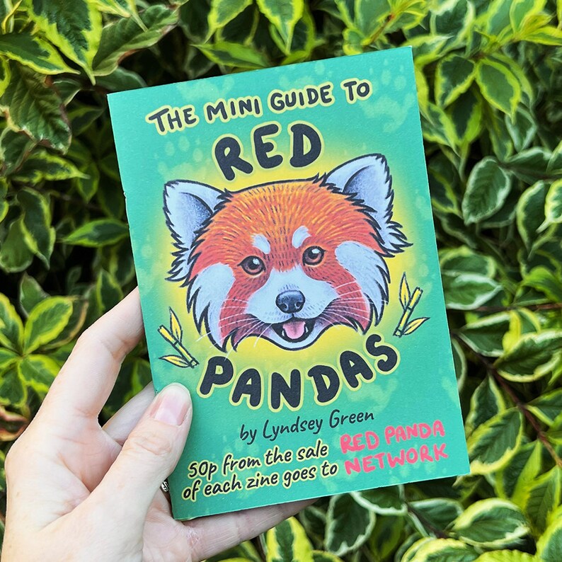 The Mini Guide to Red Pandas 50p Goes to Red Panda Network Etsy