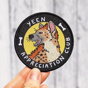 Yeen Appreciation Club Iron On Woven Patch 7cm