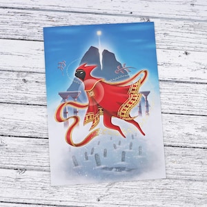 Journey Illustration A4 Foil Print