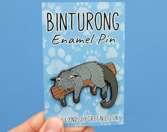 Binturong Enamel Pin + Donation to ABConservation