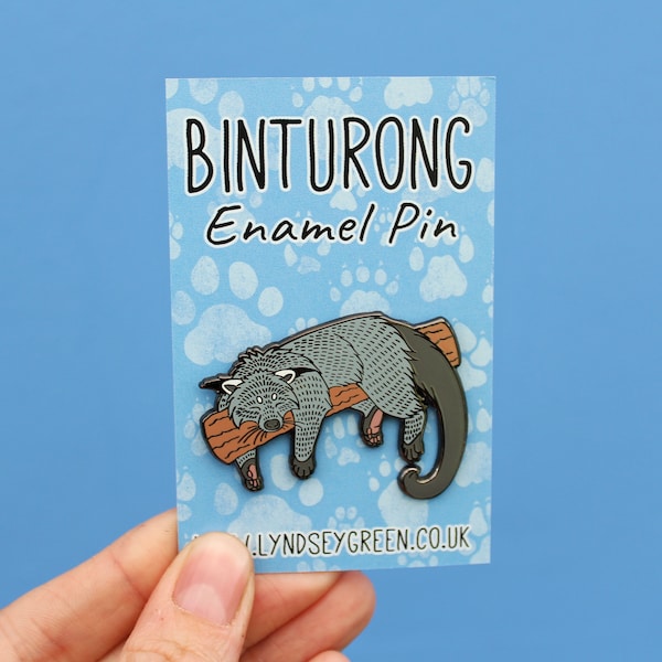 Binturong Enamel Pin + Don à ABConservation