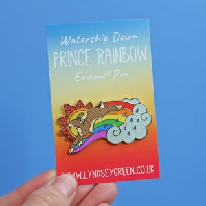 Prince Rainbow Enamel Pin + Donation to MindOut