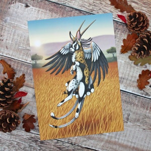 Savannah Wolpertinger A4 Print