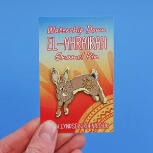 El-ahrairah Hard Enamel Pin Badge