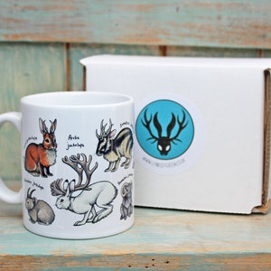 Jackalopes of the World Illustration Mug